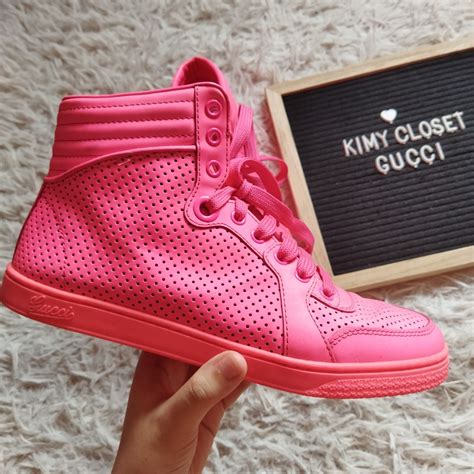 cheap gucci neon sneakers|Gucci sneakers unisex.